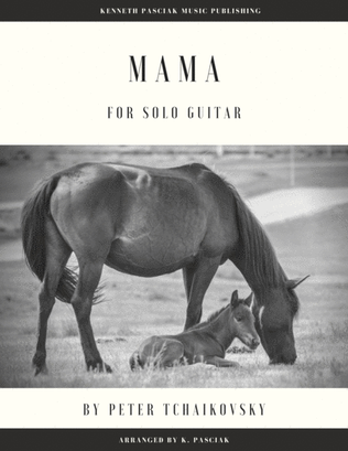 Book cover for Mama (for Solo Guitar)