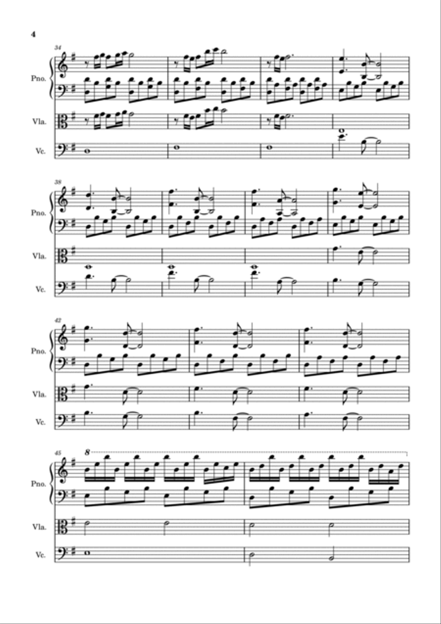 Comptine D'un Autre Été: L'après-Midi String Duet scores gallery preview page 4