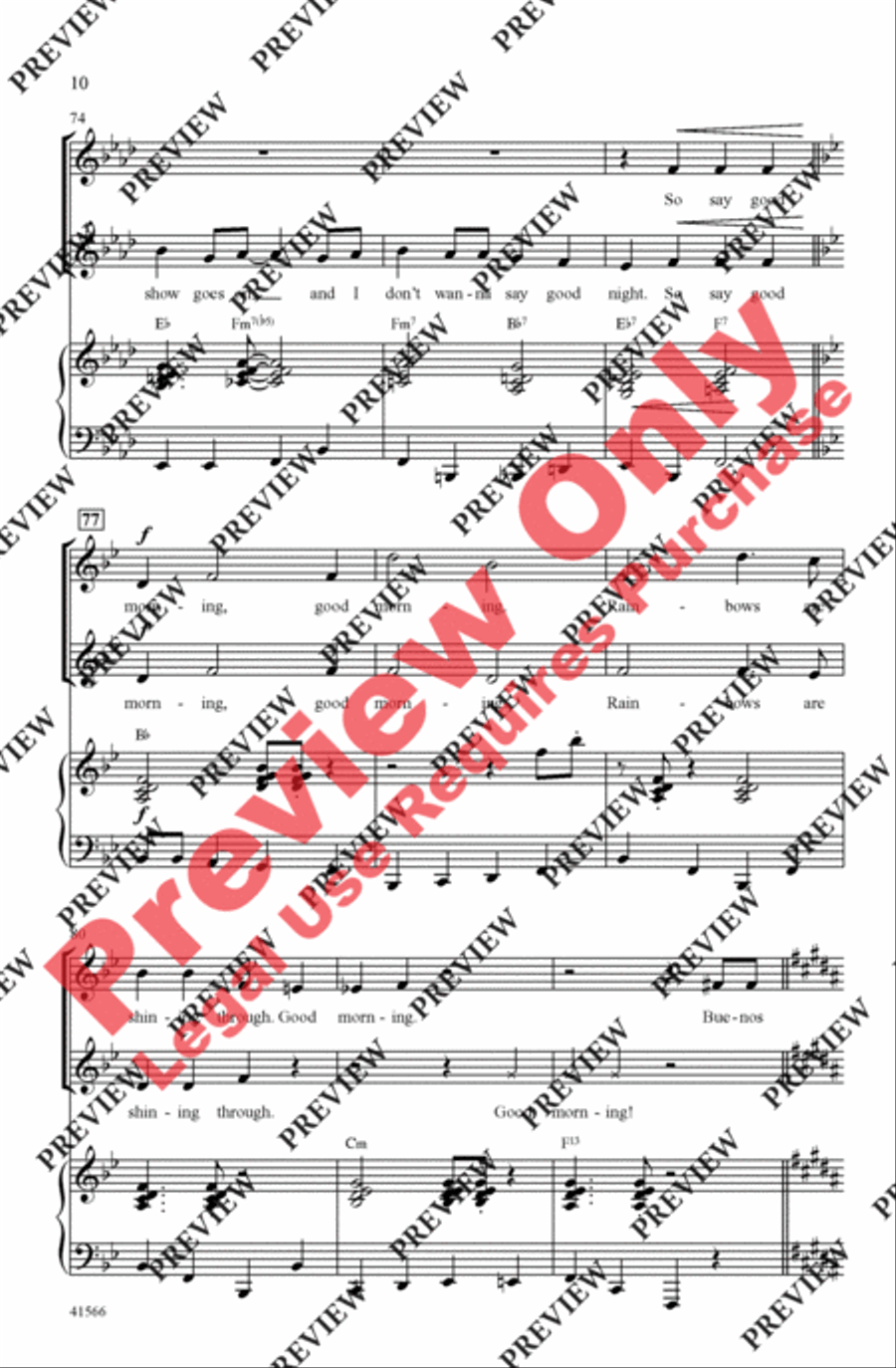 Good Morning Good Morning 2-Part scores gallery preview page 10