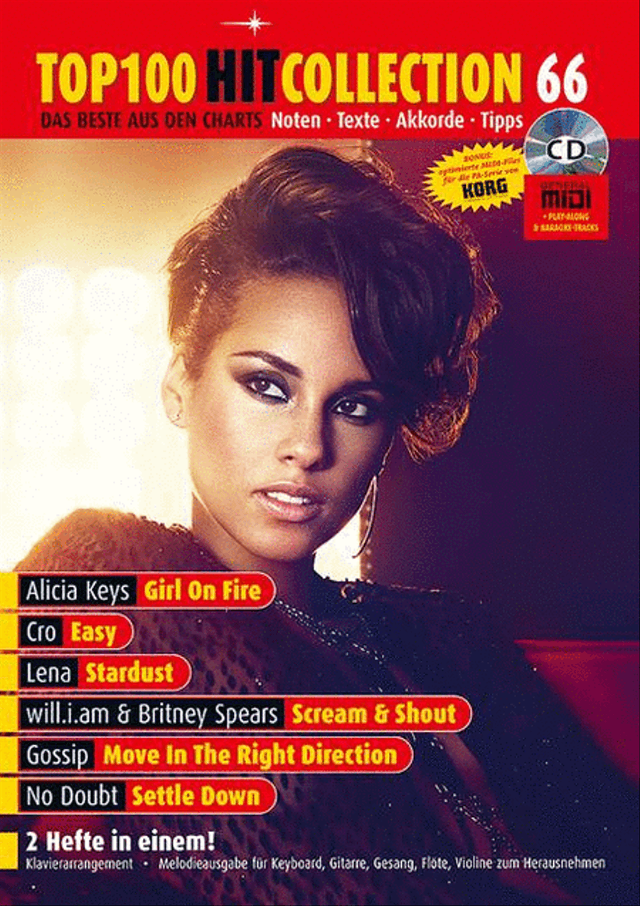 Top 100 Hit Collection 66 Vol. 66 Piano scores gallery preview page 1
