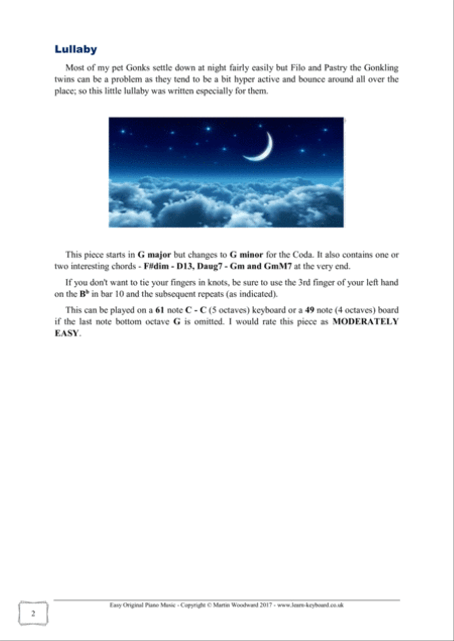 Lullaby Piano Method scores gallery preview page 2