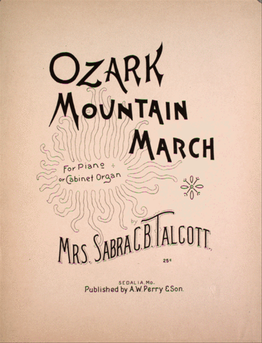 Ozark Mountain March Piano Solo scores gallery preview page 1