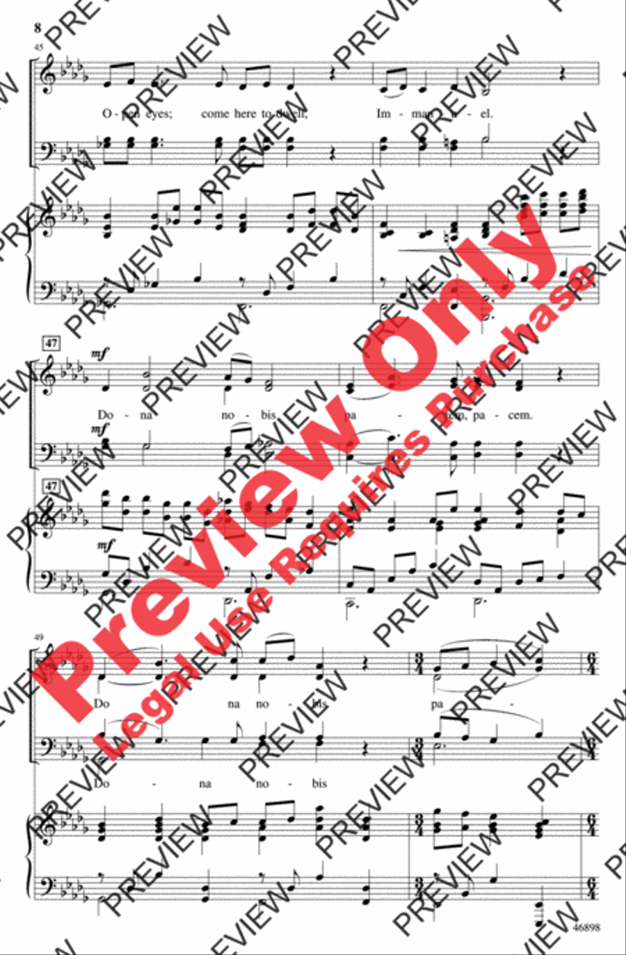 Child of Peace Child of Peace 4-Part scores gallery preview page 8