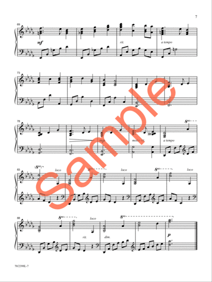 Rest for Your Soul Piano Solo scores gallery preview page 7