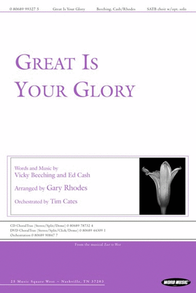 Great Is Your Glory - CD ChoralTrax