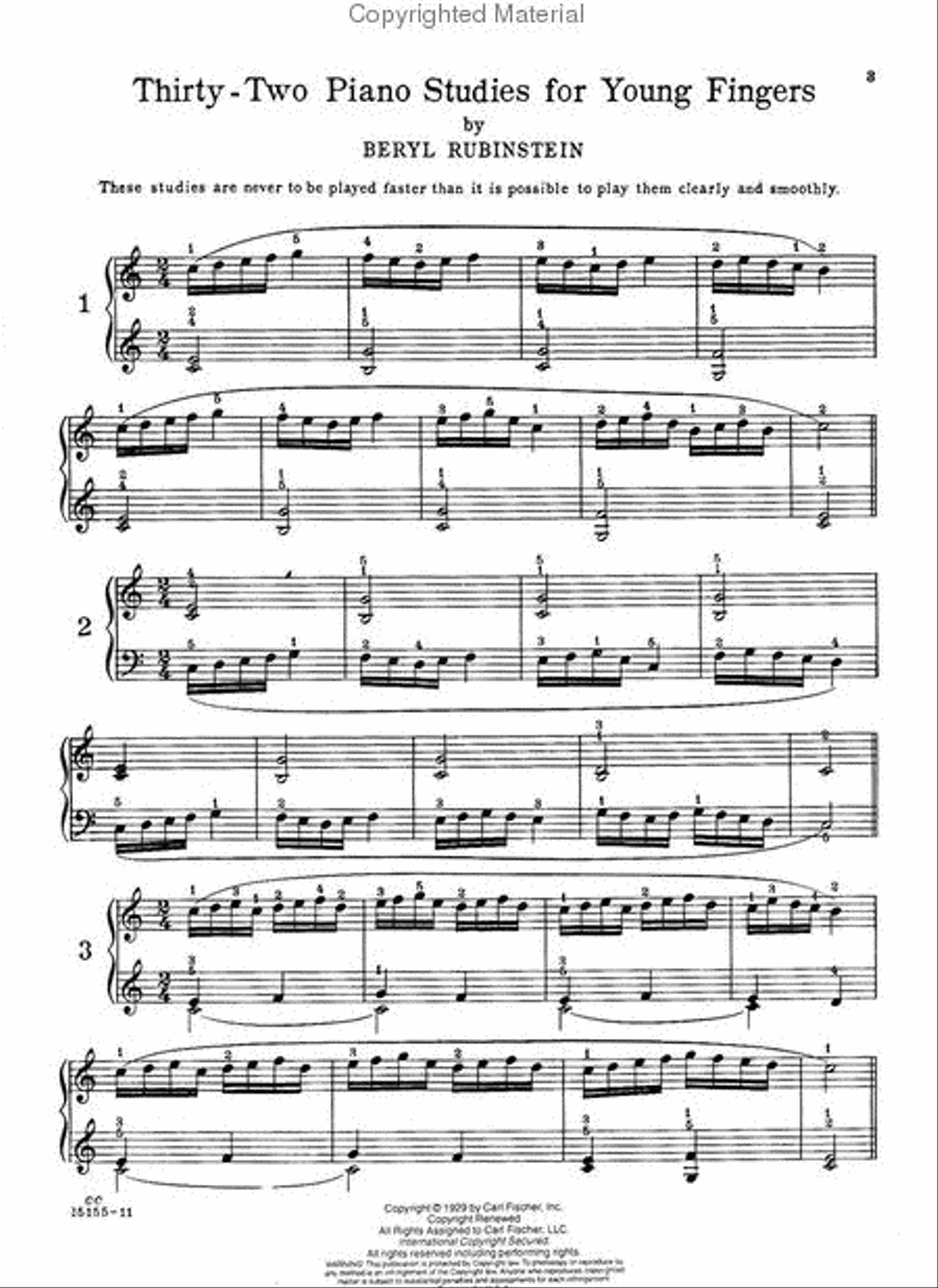 Thirty-Two Piano Studies Piano Method scores gallery preview page 2