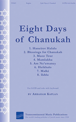 Book cover for Eight Days of Chanukah