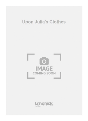 Book cover for Upon Julia's Clothes