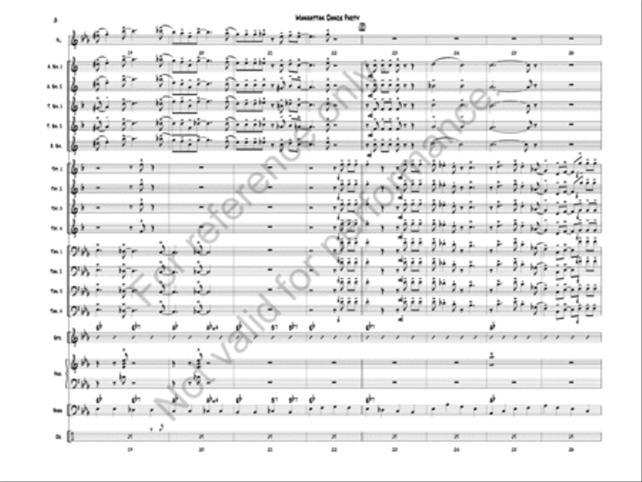 Manhattan Dance Party Jazz Ensemble scores gallery preview page 5