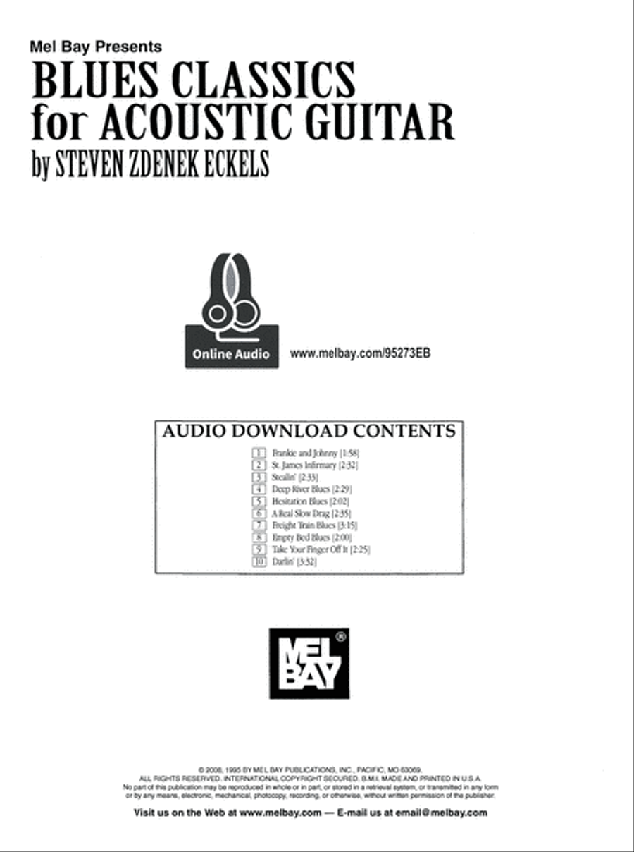 Blues Classics for Acoustic Guitar Acoustic Guitar scores gallery preview page 2