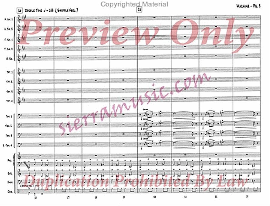 Machine Big Band scores gallery preview page 4