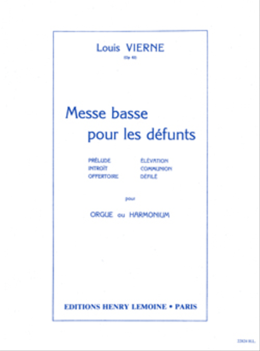 Messe Basse Pour Les Defunts