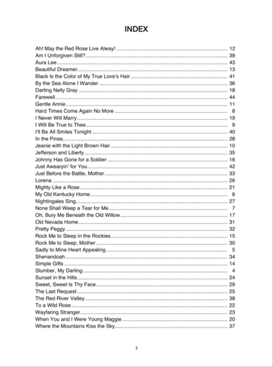 Favorite Recorder Tunes - Beautiful American Airs and Ballads Recorder scores gallery preview page 4