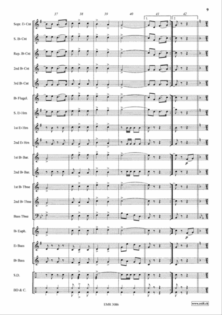 Mountain Echo Mountain Echo Brass Band scores gallery preview page 10