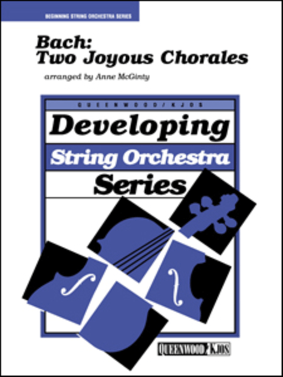Bach: Two Joyous Chorales Chamber Orchestra scores gallery preview page 1