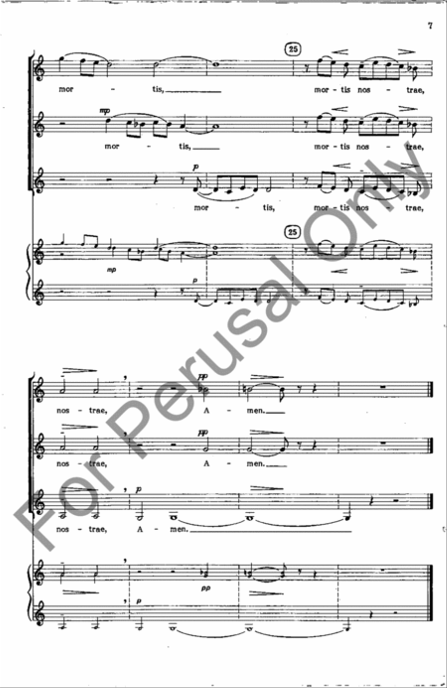 Ave Maria Ave Maria SSA scores gallery preview page 6
