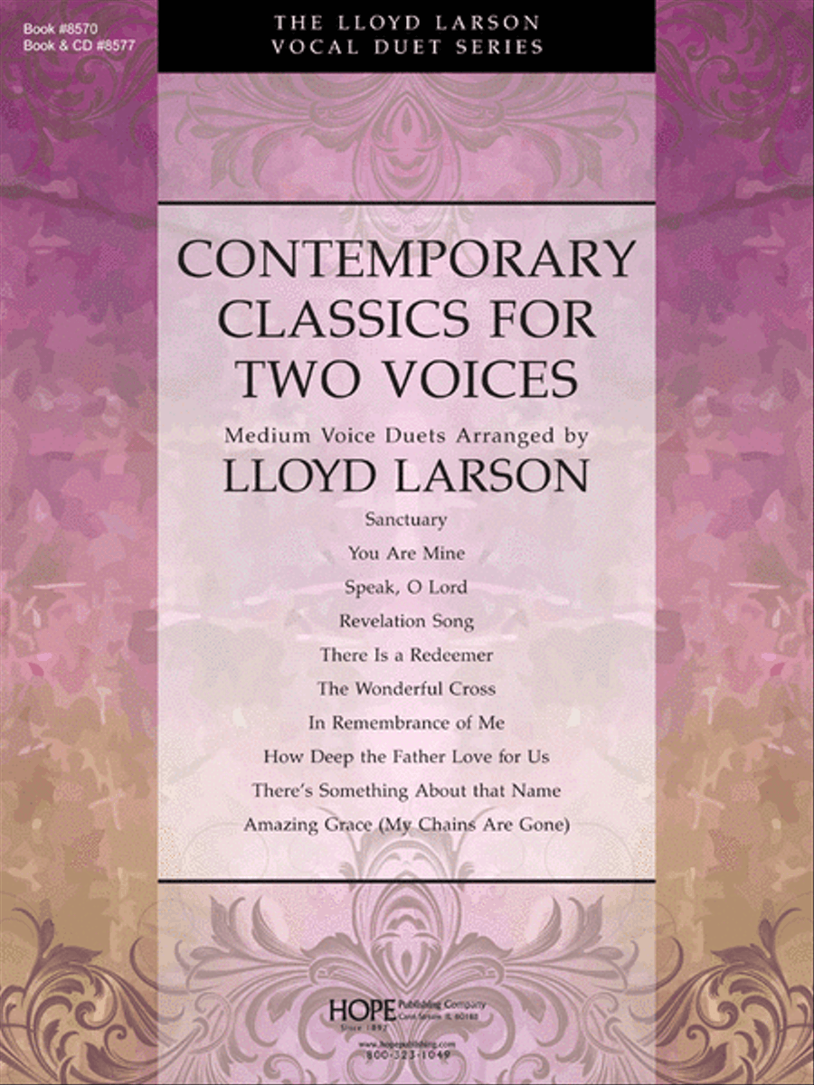 Contemporary Classics for Two Voices Medium Voice scores gallery preview page 1