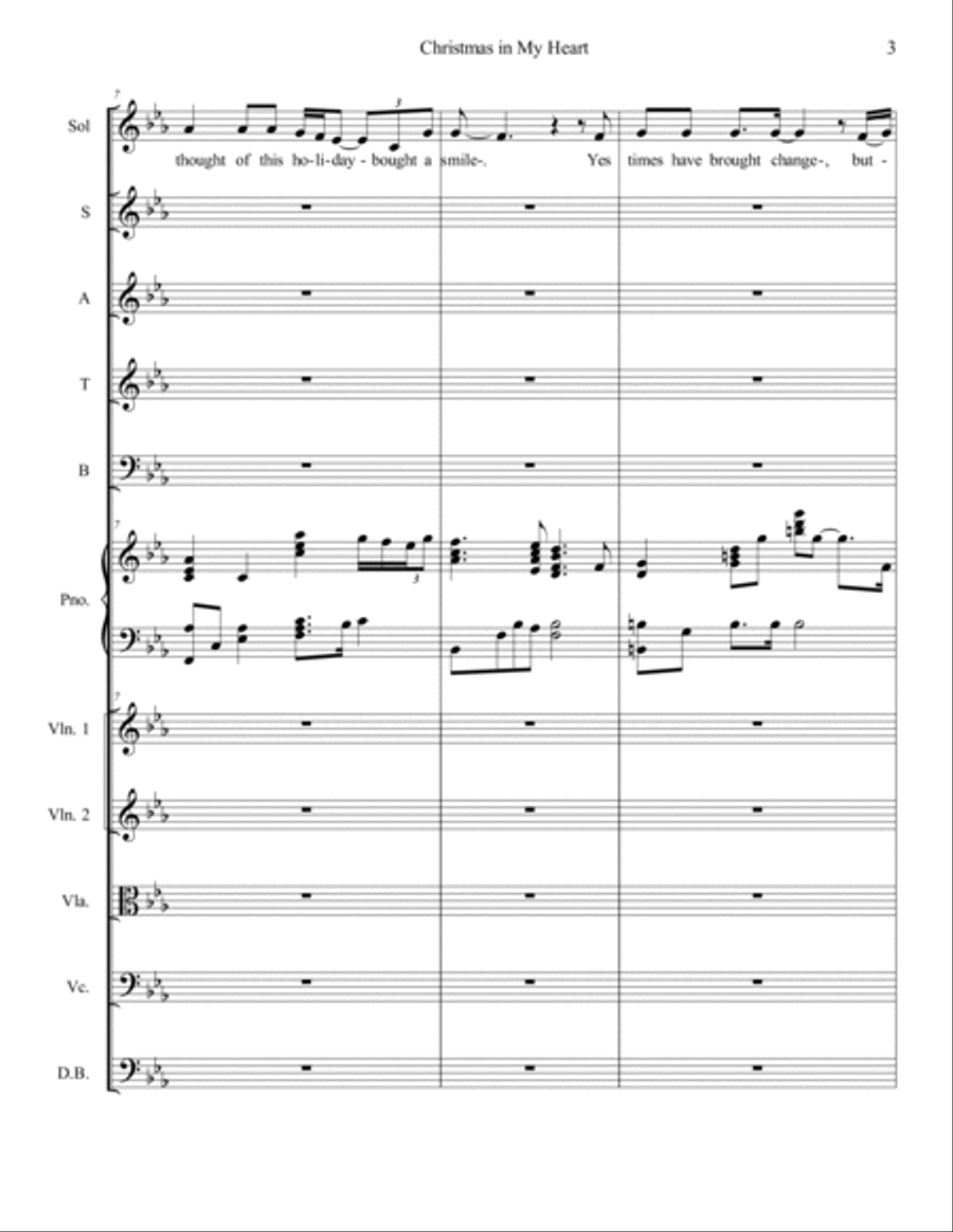 Christmas in My Heart 4-Part scores gallery preview page 3
