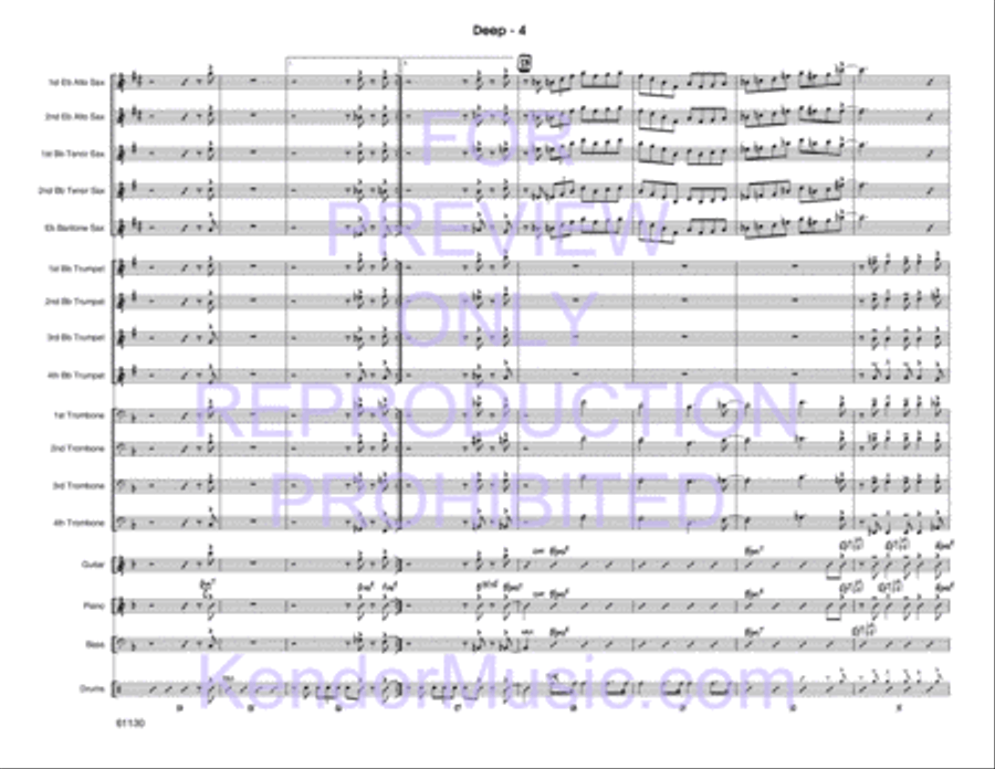 Deep Jazz Ensemble scores gallery preview page 5