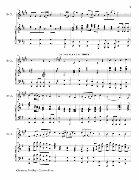 CHRISTMAS CAROL SUITE (Bb Clarinet and Piano with Score & Parts) image number null