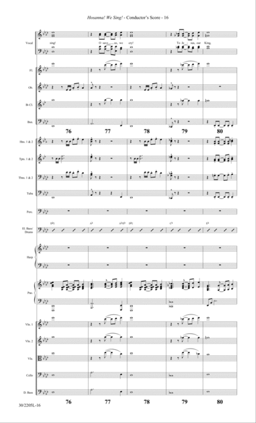 Forsaken Choir scores gallery preview page 18