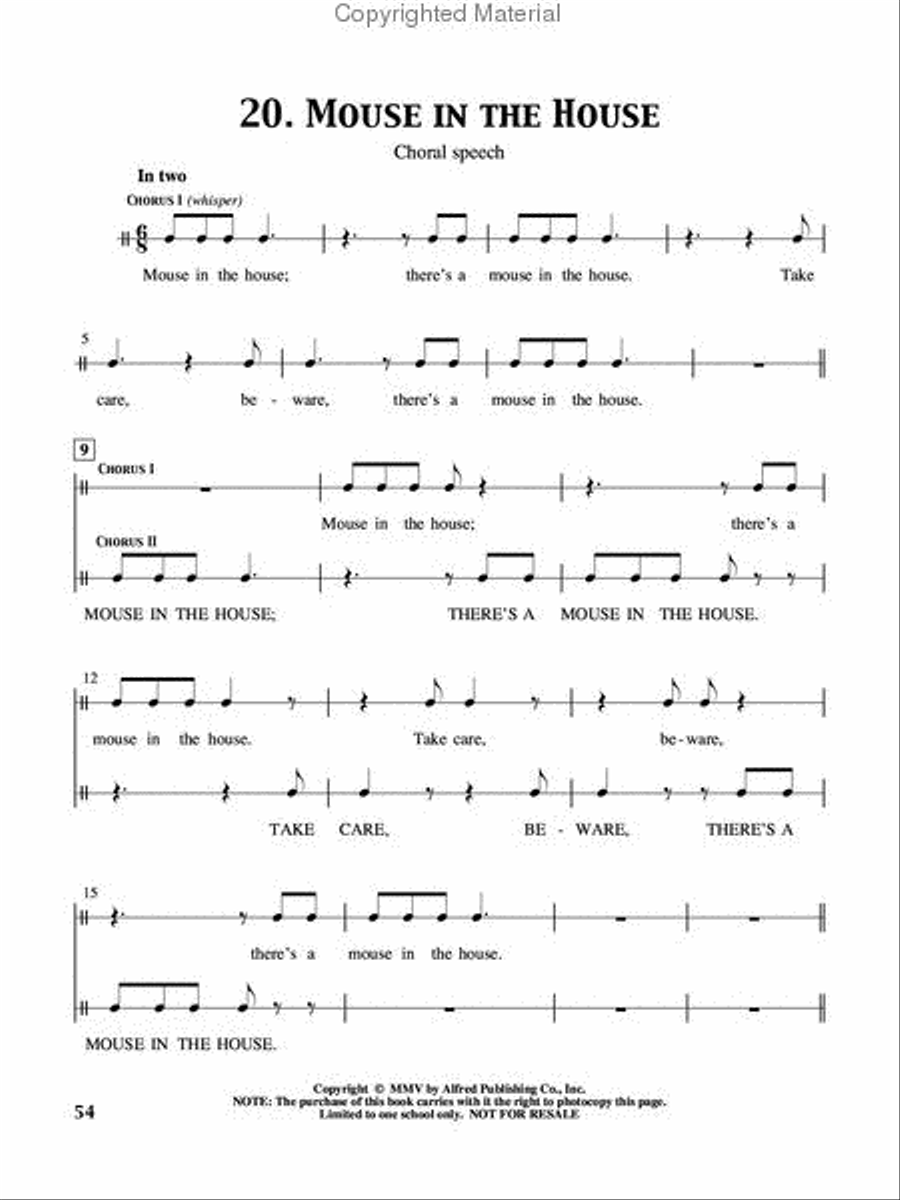 Look Before You Leap! Voice scores gallery preview page 2
