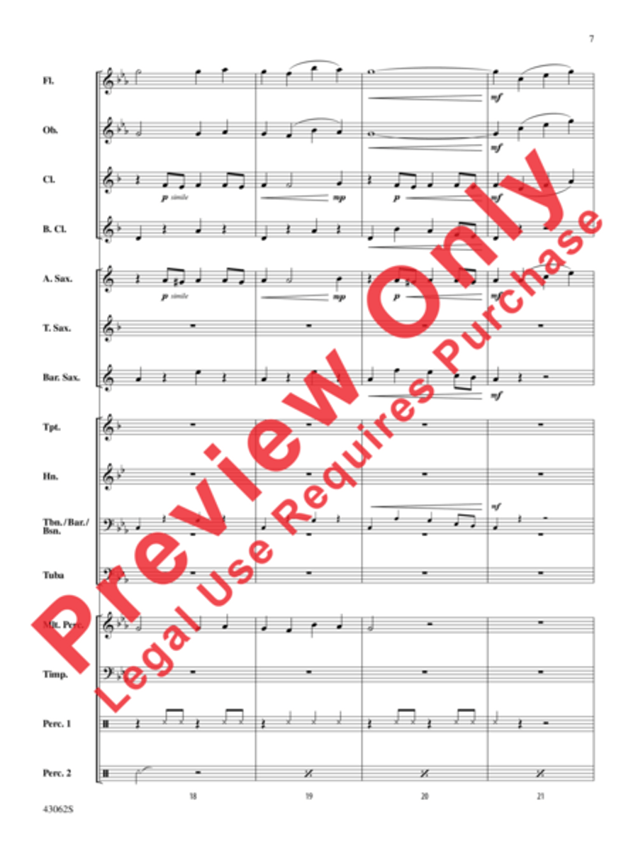 Planet X Concert Band scores gallery preview page 8