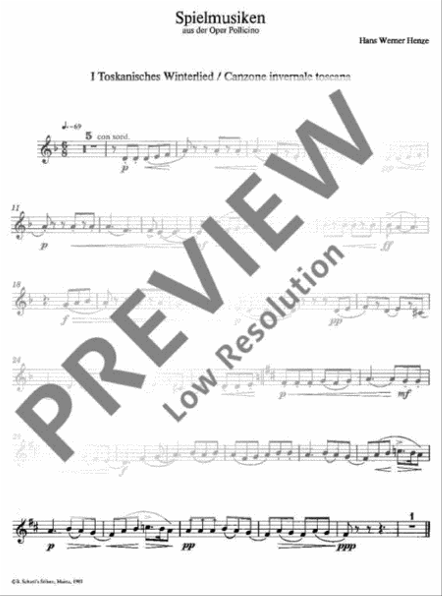 Pollicino Spielmusiken Pollicino Spielmusiken Violin scores gallery preview page 3