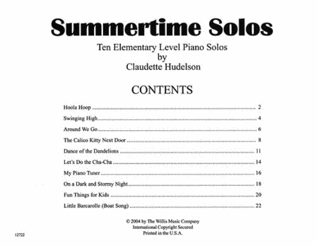 Summertime Solos
