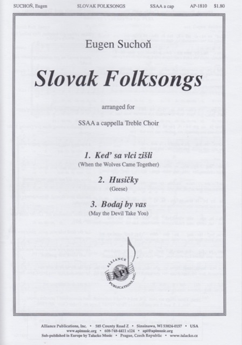 Slovak Folksongs (3) image number null