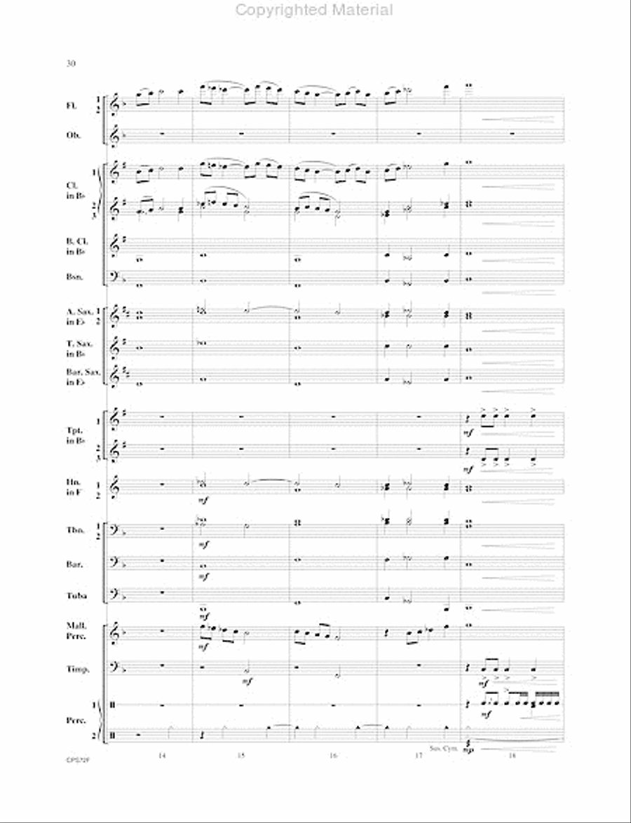 Trilogy Trilogy Concert Band scores gallery preview page 31