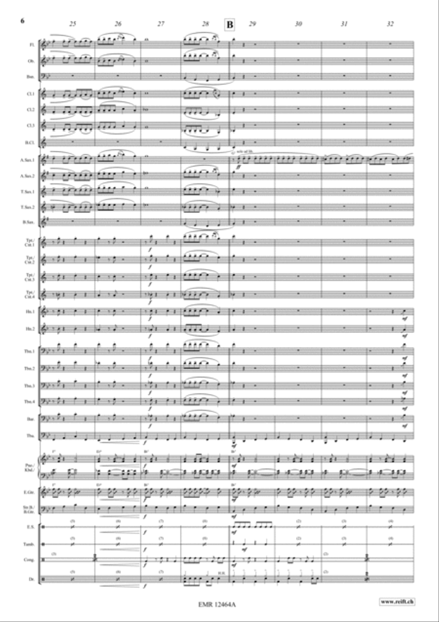 Blue Suede Shoes Concert Band scores gallery preview page 6