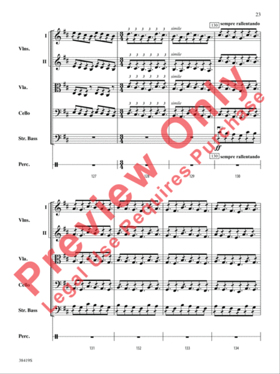 Highlights from the 1812 Overture String Orchestra scores gallery preview page 24