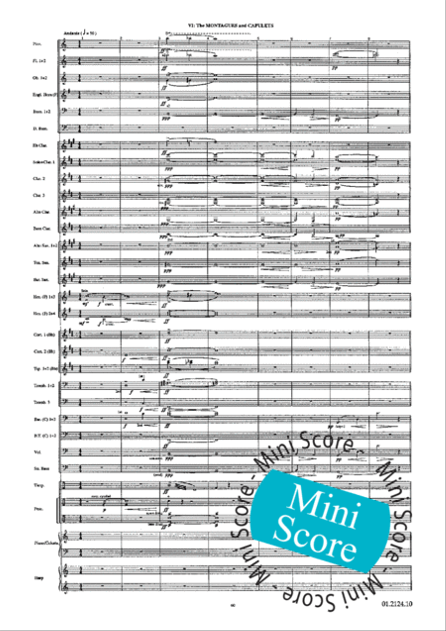 Romeo and Juliet Romeo and Juliet Concert Band scores gallery preview page 64