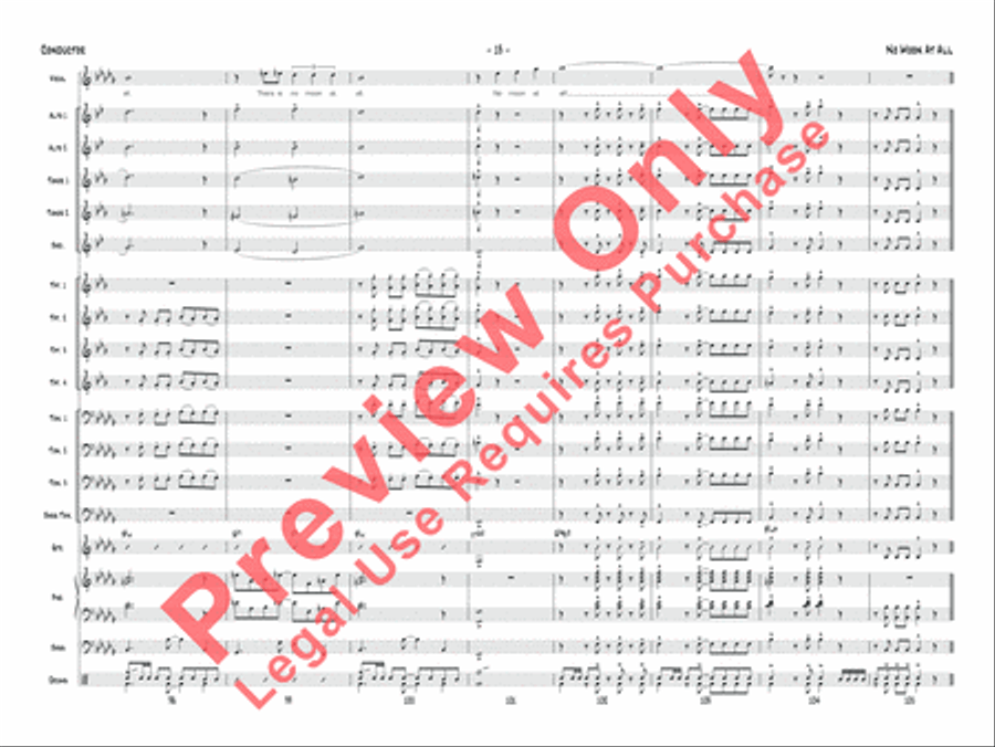 No Moon at All Jazz Ensemble scores gallery preview page 29