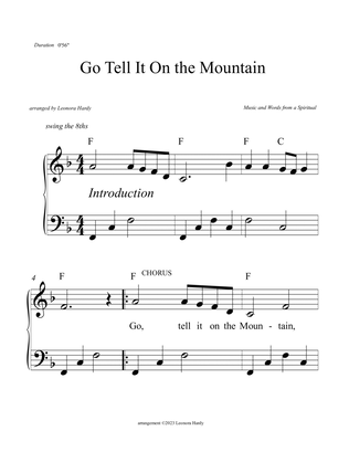 Book cover for Go Tell It On the Mountain (Beginner)
