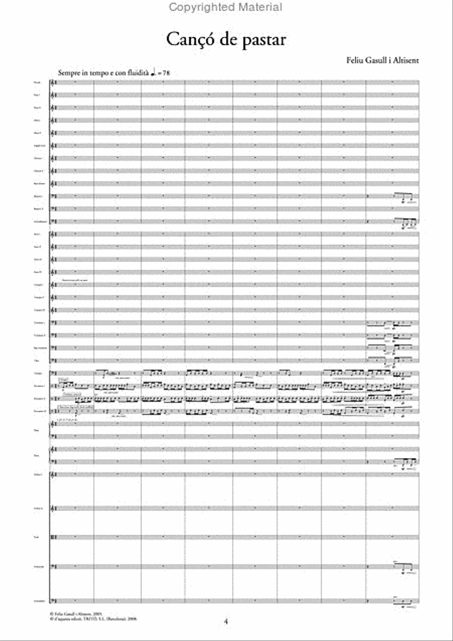 Cançó de pastar Cançó de pastar Clarinet scores gallery preview page 2