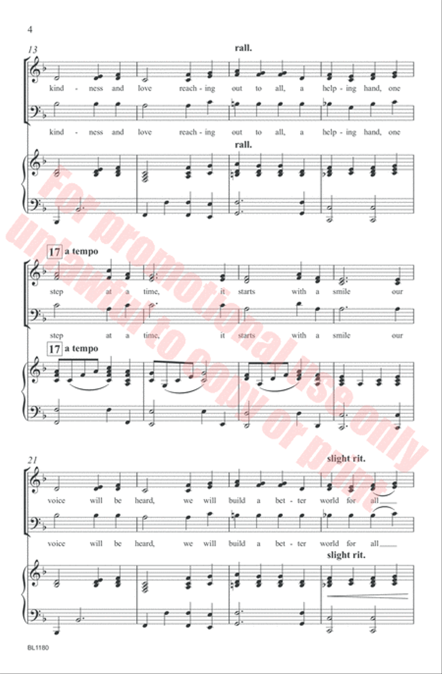 We Are the Heroes 3-Part scores gallery preview page 4