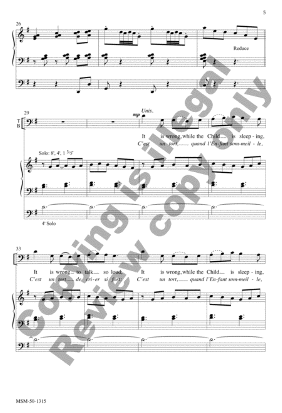 Bring a Torch, Jeanette, Isabella 4-Part scores gallery preview page 5
