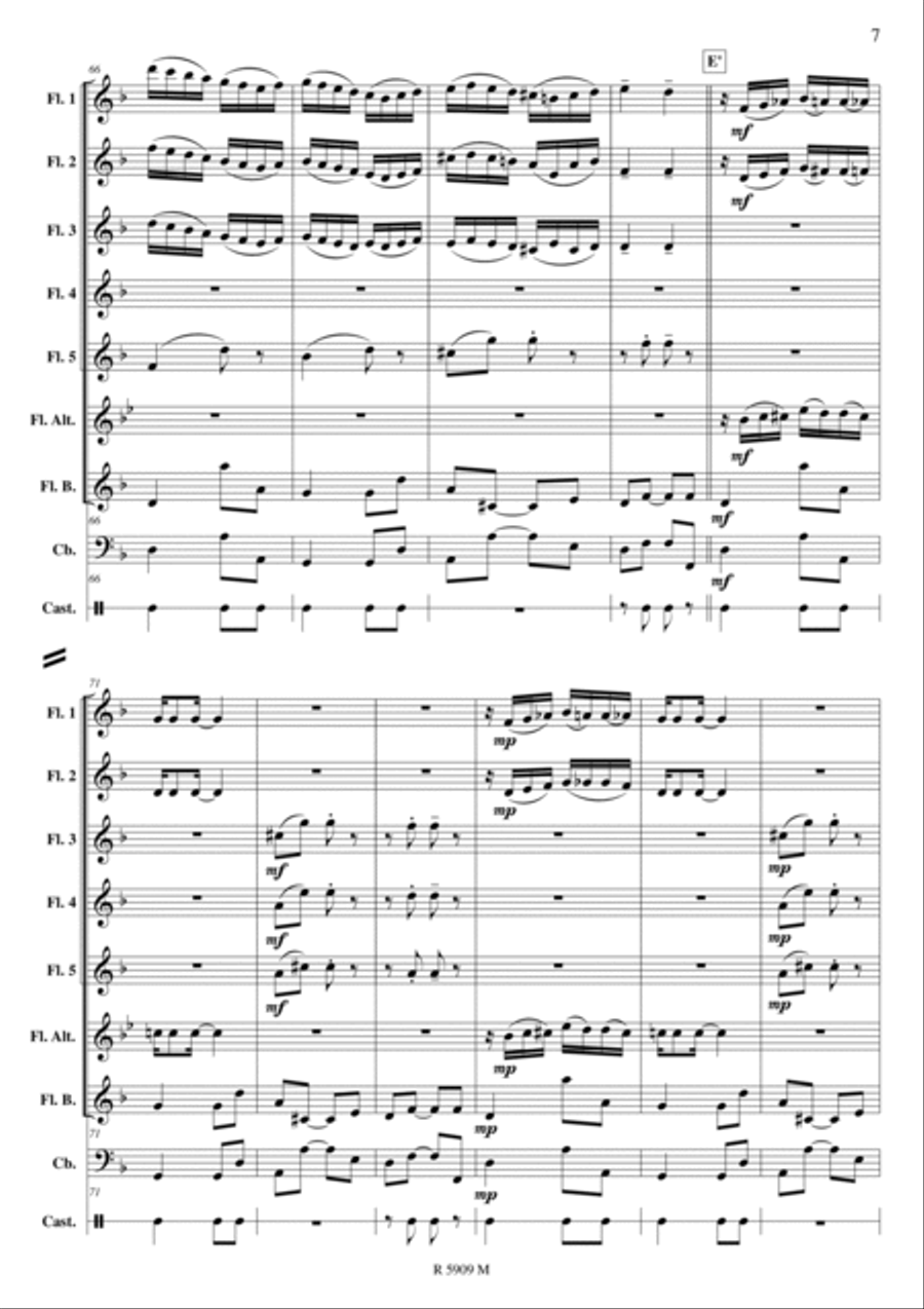 Fiesta de amigos Fiesta de amigos Flute scores gallery preview page 8