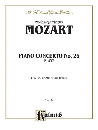 Book cover for Piano Concerto No. 26 in D, K. 537