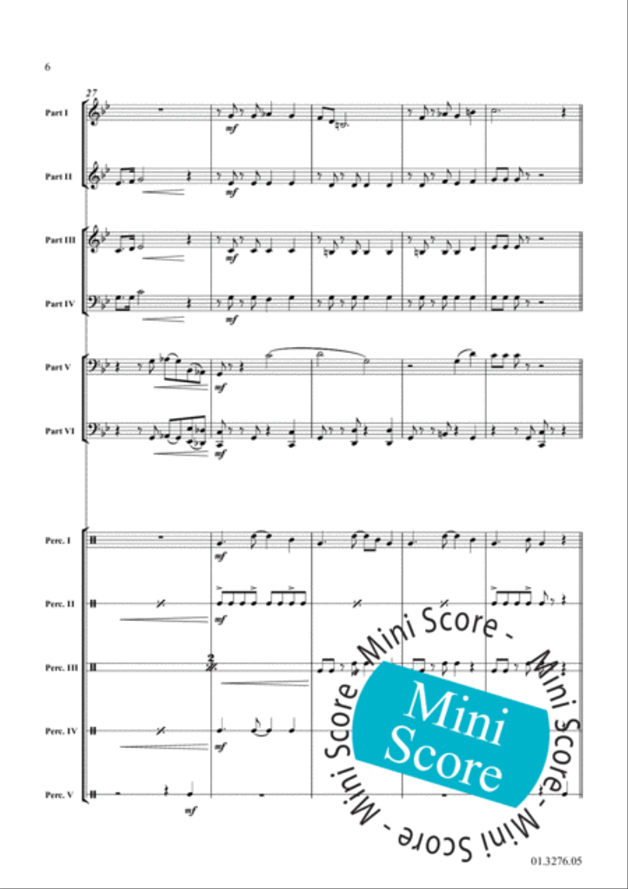 Festivo! Festivo! Concert Band scores gallery preview page 10
