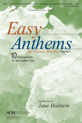 Book cover for Easy Anthems, Vol. 5