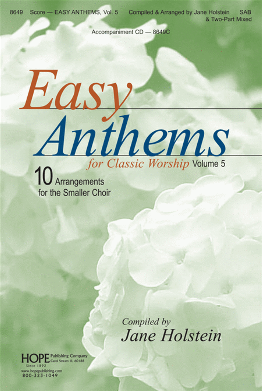 Easy Anthems, Vol. 5 Easy Anthems, Vol. 5 3-Part scores gallery preview page 1