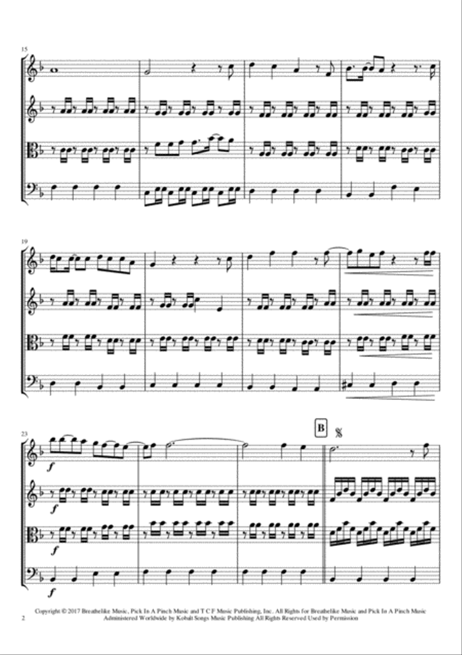From Now On String Quartet scores gallery preview page 2