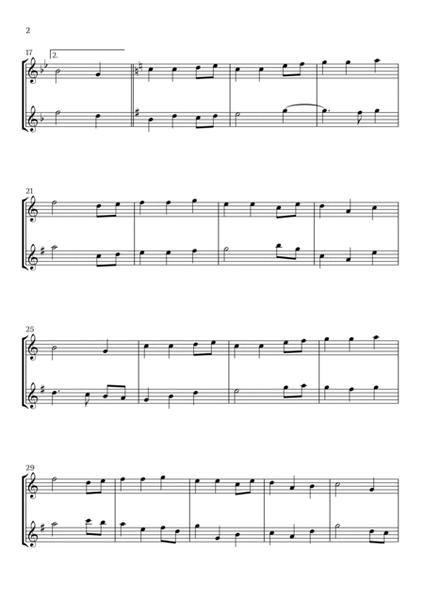 Away in a Manger (Saxophone Duet) - Beginner Level image number null