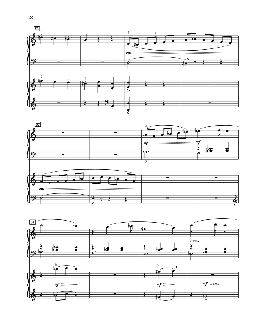 Presto Scherzo (from Presto Scherzo) (for 2 pianos) Piano Duet scores gallery preview page 5