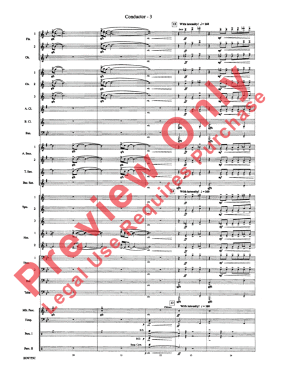 The Maelstrom The Maelstrom Concert Band scores gallery preview page 6
