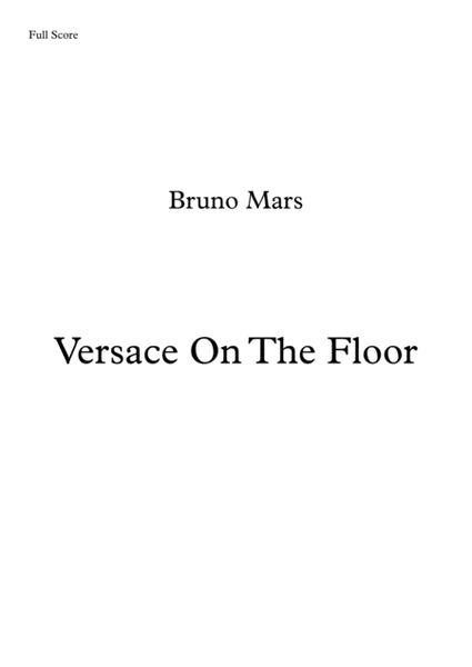 Versace On The Floor image number null