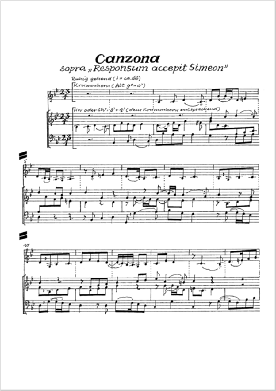 Isaak/Obrecht: Canzona/Fantasie Score scores gallery preview page 2